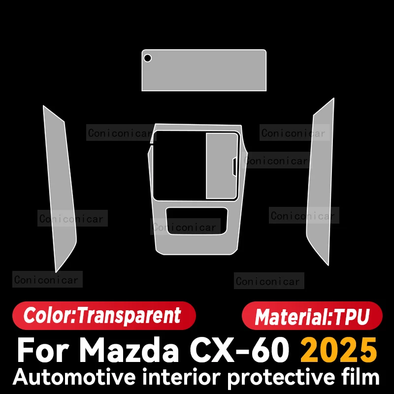 For MAZDA CX-60 2025 Car Panel Film Dashboard Protective Sticker Interior Anti-Scratch Film Accessories
For MAZDA CX-60 2025 Car Panel Film Dashboard Protective Sticker Interior Anti-Scratch Film Accessories
