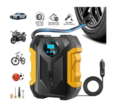 Carsun Portable Car Air Compressor Digital Tire Inflator Pump Travel Emergency Led Light Air Pump for Car and Bicycle Use
Carsun Portable Car Air Compressor Digital Tire Inflator Pump Travel Emergency Led Light Air Pump for Car and Bicycle Use