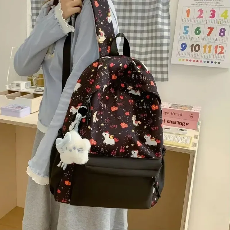 Cute Girls Large Capacity Backpack Fashion Portable School Bag Casual Travel Storage Bag Suitable For Kids Beach Daily Outdoor
Cute Girls Large Capacity Backpack Fashion Portable School Bag Casual Travel Storage Bag Suitable For Kids Beach Daily Outdoor