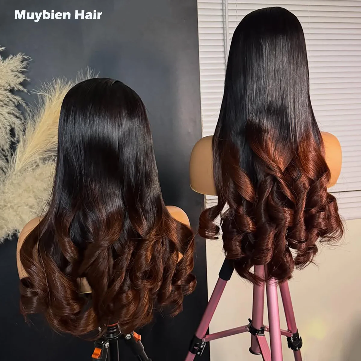 Bouncy Wavy Ombré Chocolate Brown Lace Front Wigs Human Hair 13x6 13x4 Lace Front Glueless Wig for Black Woman 450 Density Wigs
Bouncy Wavy Ombré Chocolate Brown Lace Front Wigs Human Hair 13x6 13x4 Lace Front Glueless Wig for Black Woman 450 Density Wigs