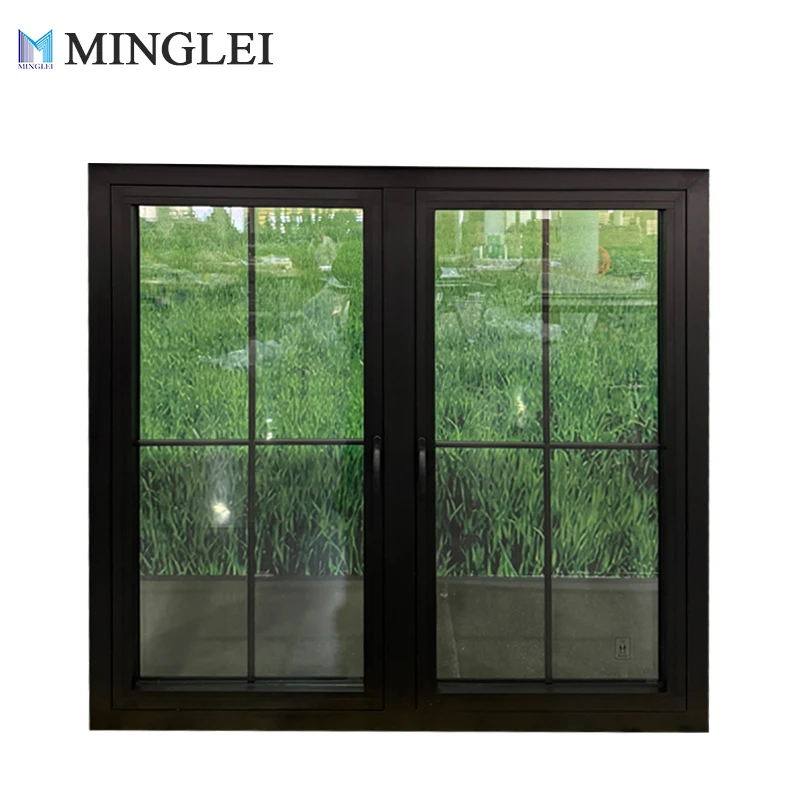 Premium Performance Triple Pane Thermal Break aluminum Glass window Black Aluminum Alloy Casement windows
Premium Performance Triple Pane Thermal Break aluminum Glass window Black Aluminum Alloy Casement windows