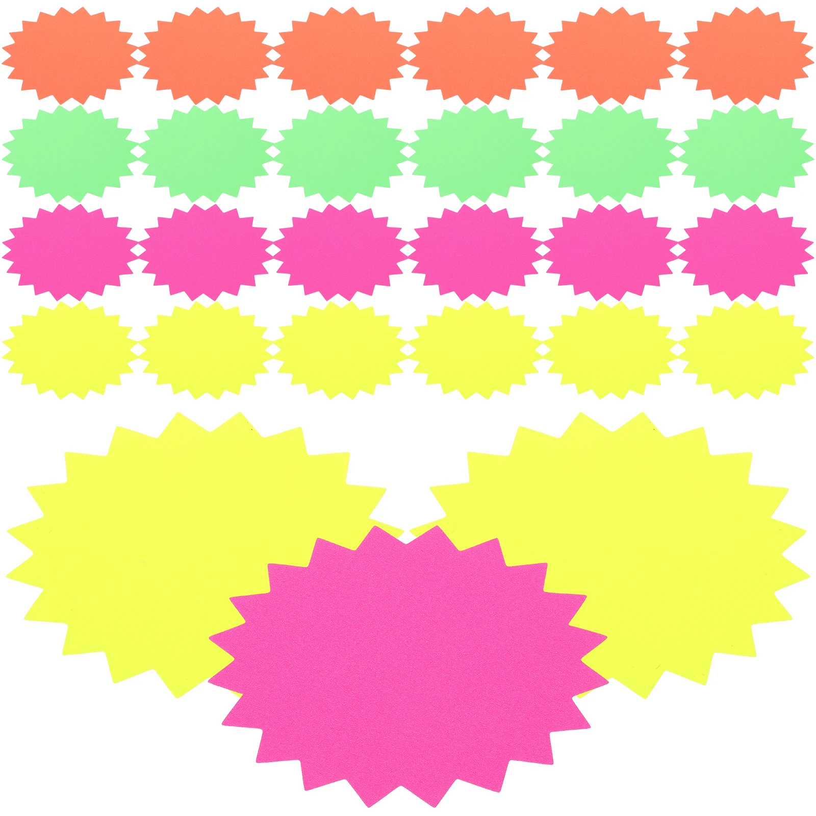 80pcs Bulletin Board Decoration Paper Cutouts Colorful Burst Shaped Blank Cutouts for Classroom Child DIY Craft Project
80pcs Bulletin Board Decoration Paper Cutouts Colorful Burst Shaped Blank Cutouts for Classroom Child DIY Craft Project