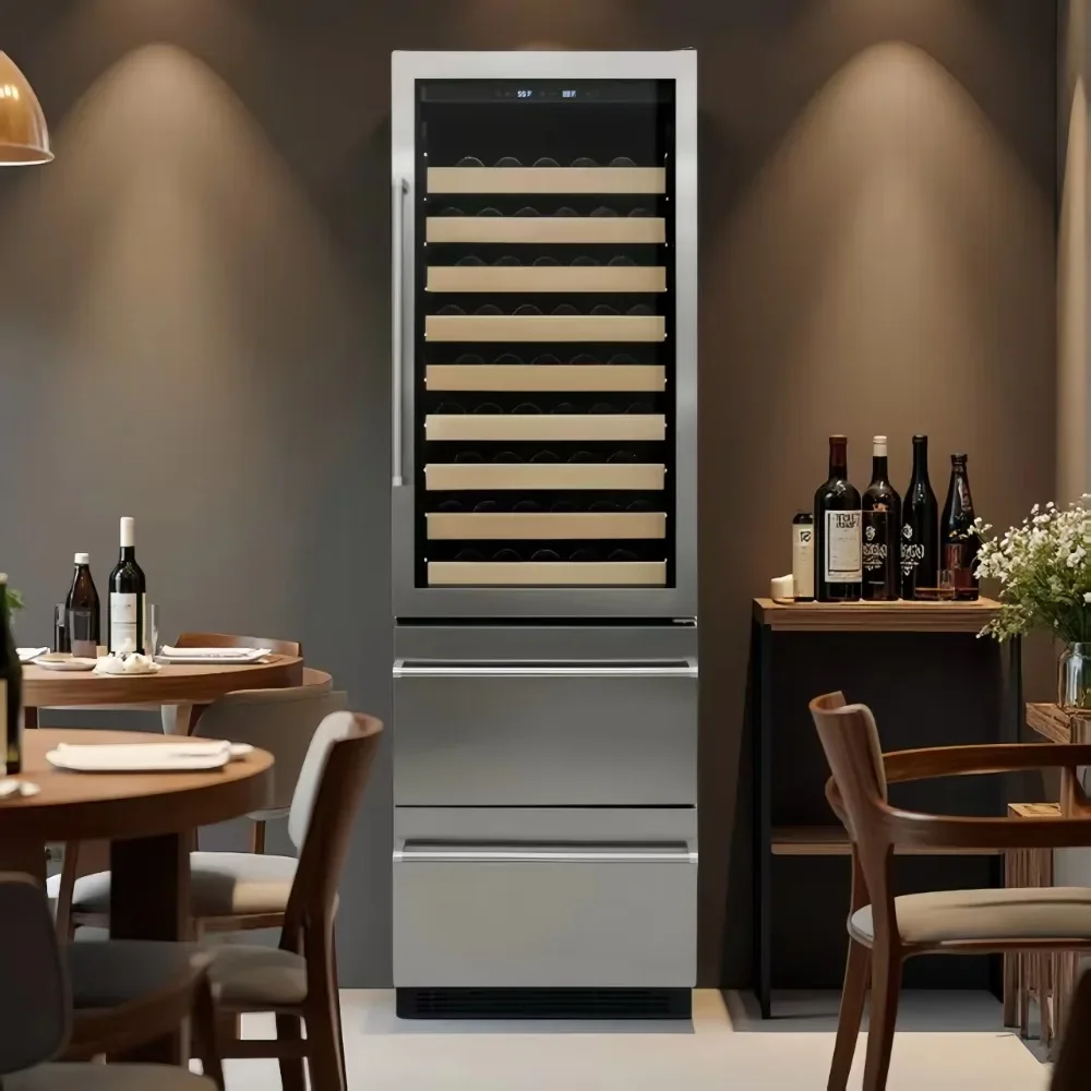 24-Inch Stainless Steel Dual Zone Electric Wine Cooler & Refrigerator Drawer with
24-Inch Stainless Steel Dual Zone Electric Wine Cooler & Refrigerator Drawer with