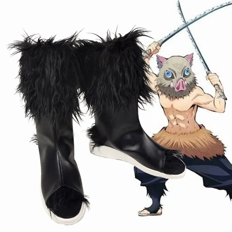 Аниме Demon Slayer Inosuke Hashibira Обувь для косплея Kimetsu No Yaiba Высота 20 см Черные сапоги Хэллоуин Ролевая игра На заказ
Аниме Demon Slayer Inosuke Hashibira Обувь для косплея Kimetsu No Yaiba Высота 20 см Черные сапоги Хэллоуин Ролевая игра На заказ