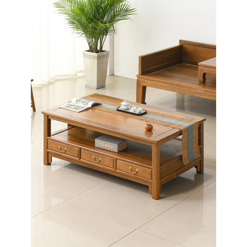 Chicken wing wood large coffee table sofa rectangular antique new Chinese style all solid wood simple kung fu tea table living
Chicken wing wood large coffee table sofa rectangular antique new Chinese style all solid wood simple kung fu tea table living