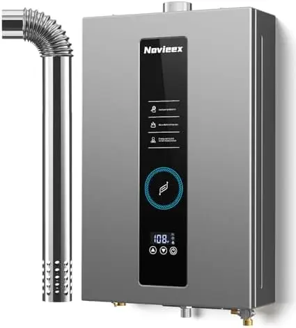 Novieex 3.6 GPM Tankless Water Heater – 86,000 BTU Natural Gas On-Demand Heater with LED Display
Novieex 3.6 GPM Tankless Water Heater – 86,000 BTU Natural Gas On-Demand Heater with LED Display