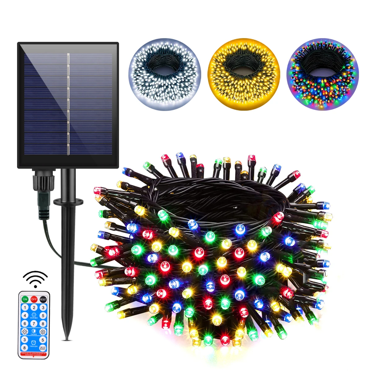 Outdoor Waterproof Solar Panel LED Fairy String Large Capacity Battery 1200mah 10m-100m Lamp Garden Tree Garland Christmas Decor
Outdoor Waterproof Solar Panel LED Fairy String Large Capacity Battery 1200mah 10m-100m Lamp Garden Tree Garland Christmas Decor