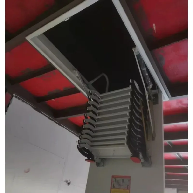 Floating Retractable Electric Folding Stairs, Good Quality Modern Aluminum Villa Attic Household Loft Ladder
Floating Retractable Electric Folding Stairs, Good Quality Modern Aluminum Villa Attic Household Loft Ladder