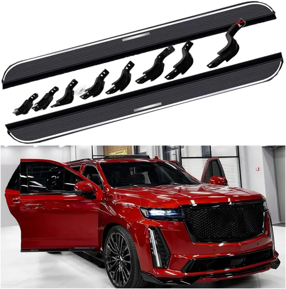 Running Boards Compatible with Cadillac Escalade 2021-2025 Aluminum Side Steps Nerf Bars Pedal
Running Boards Compatible with Cadillac Escalade 2021-2025 Aluminum Side Steps Nerf Bars Pedal