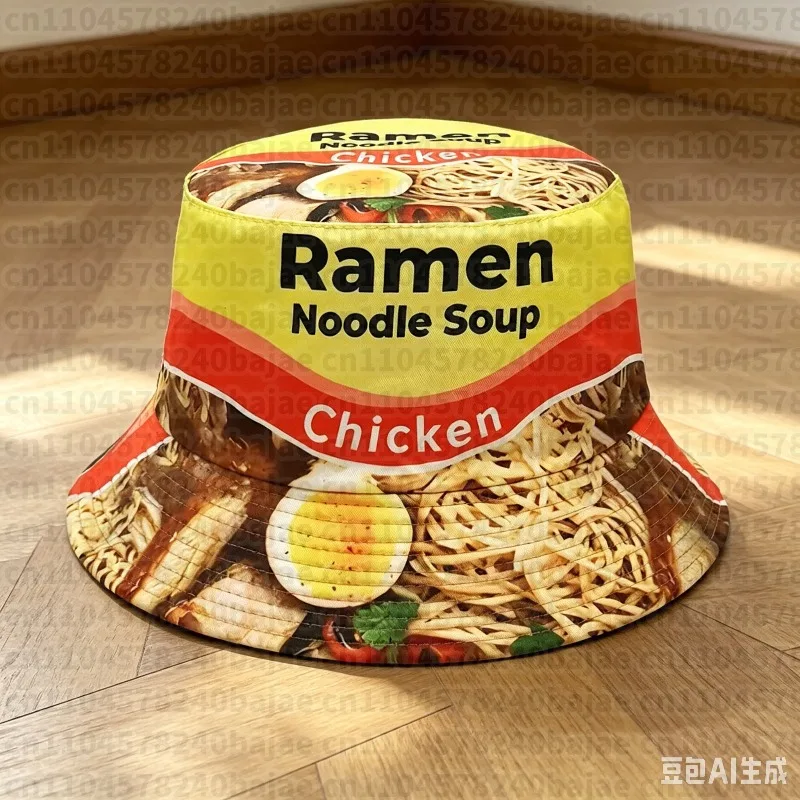 Spring/Summer Outdoor Men’s Sun-proof Bucket Hat Unisex Fisherman Hat Leisure Ramen Print Hat Fashion Women’s Basin Cap
Spring/Summer Outdoor Men’s Sun-proof Bucket Hat Unisex Fisherman Hat Leisure Ramen Print Hat Fashion Women’s Basin Cap