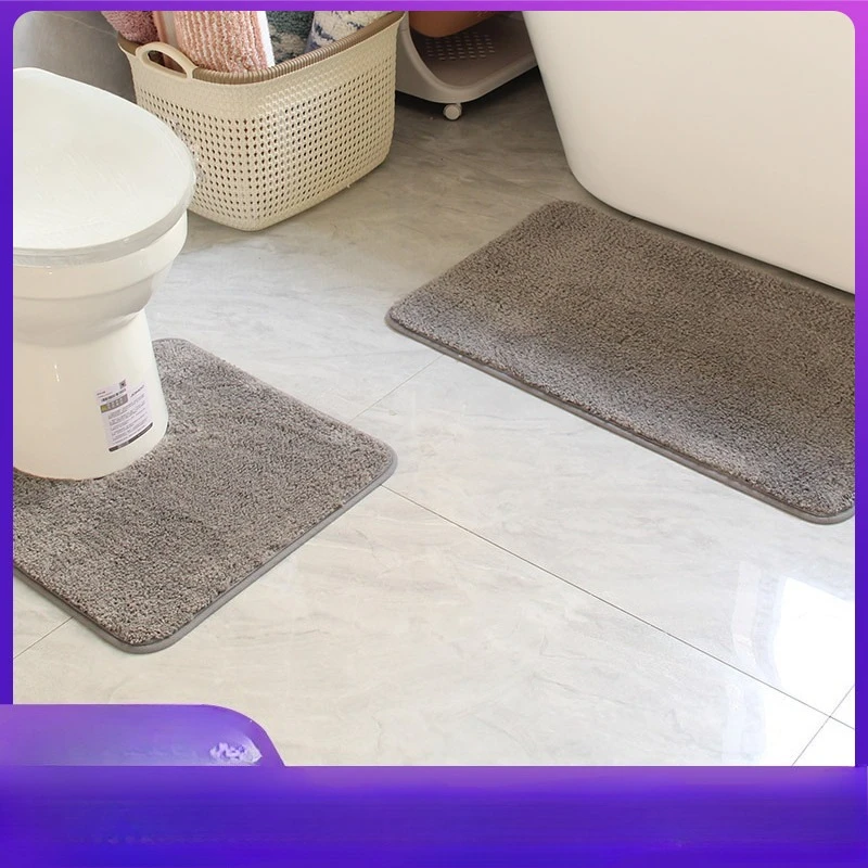 2-Piece U-Shaped Toilet Mat Set, Absorbent Non-Slip Bathroom Rug for Floor and Lid, Solid Machine Washable Toilet Seat Covers
2-Piece U-Shaped Toilet Mat Set, Absorbent Non-Slip Bathroom Rug for Floor and Lid, Solid Machine Washable Toilet Seat Covers