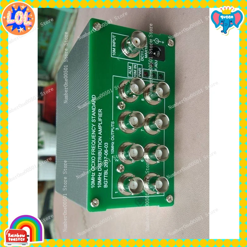 10M Frequency Distributor Clock Distributor Distribution Amplifier 8 Channel Output OCXO Reference
10M Frequency Distributor Clock Distributor Distribution Amplifier 8 Channel Output OCXO Reference