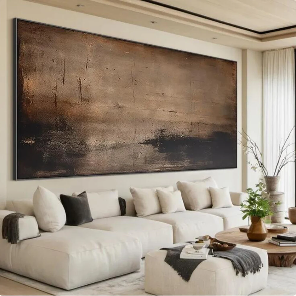 100% Handmade Abstract Oil Painting Original Black Gray Retro Wall Art Picture Large Mural For Home Living Room Decor Image
100% Handmade Abstract Oil Painting Original Black Gray Retro Wall Art Picture Large Mural For Home Living Room Decor Image