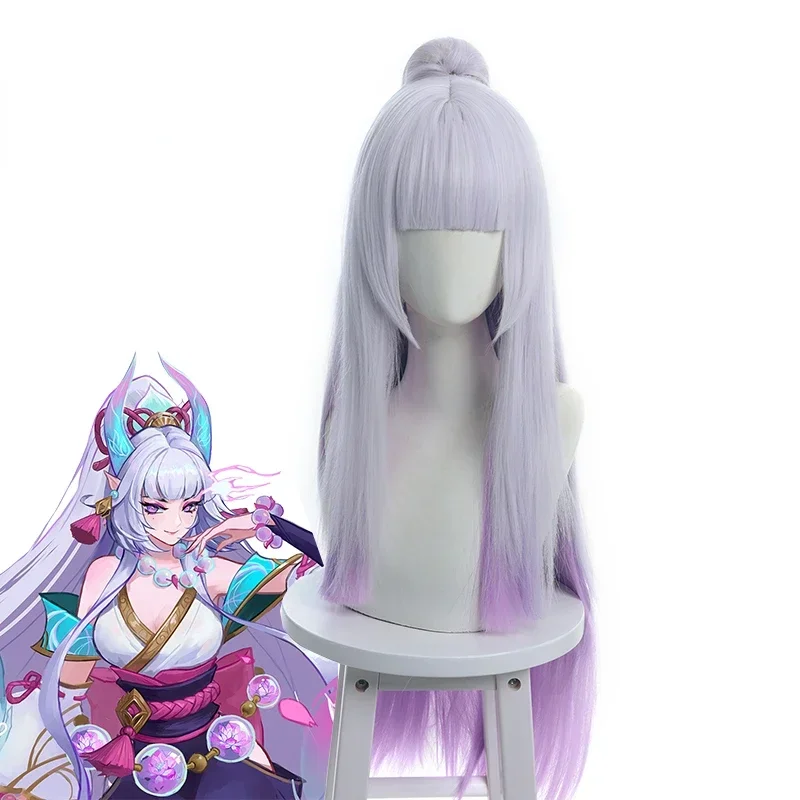 Lol spirit blossom Syndra cosplay wig 80cm mixed color women cosplay wigs with ponytail heat resistant synthetic hair
Lol spirit blossom Syndra cosplay wig 80cm mixed color women cosplay wigs with ponytail heat resistant synthetic hair
