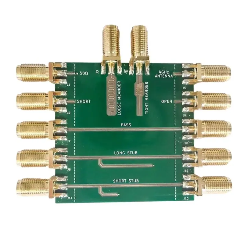 FEDI-For HTOOL STB R1 R2 Signal Integrity Test Board SI PCB VNA SOL Calibration Differential Pair Filter
FEDI-For HTOOL STB R1 R2 Signal Integrity Test Board SI PCB VNA SOL Calibration Differential Pair Filter