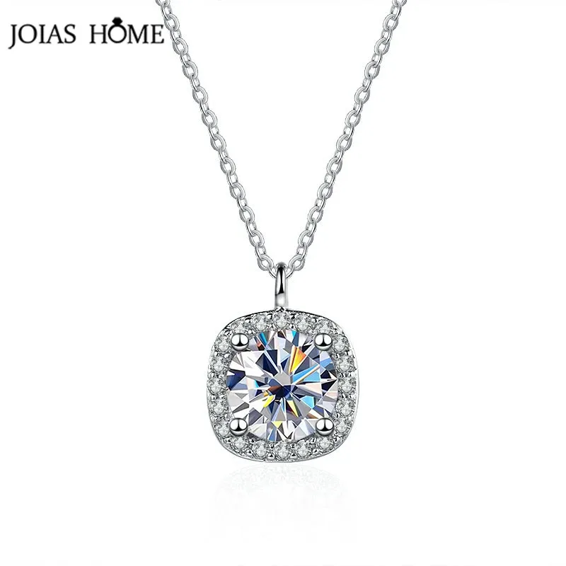 Joias Home 1 Carat Classic Style Square Shape Moissanite Pendant Necklace For Female S925 Silver Birthday Celebration Necklace
Joias Home 1 Carat Classic Style Square Shape Moissanite Pendant Necklace For Female S925 Silver Birthday Celebration Necklace