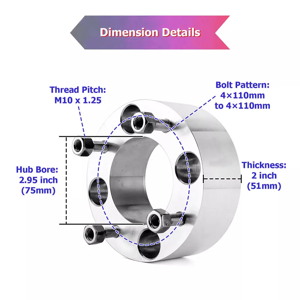 Пара прокладок для колес квадроцикла 2 дюйма 4X110 51 мм, гайки M10X1,25 для Honda Rancher Fourtrax Foreman Rubicon Yamaha Arctic Cat
Пара прокладок для колес квадроцикла 2 дюйма 4X110 51 мм, гайки M10X1,25 для Honda Rancher Fourtrax Foreman Rubicon Yamaha Arctic Cat