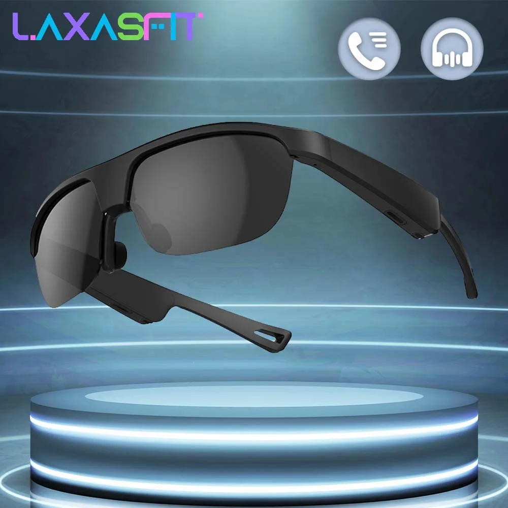 LAXASFIT New G02 Smart Bluetooth Glasses Listen to Music Answer Phone Men and Women Fashion Sunglasses Smart Glasses
LAXASFIT New G02 Smart Bluetooth Glasses Listen to Music Answer Phone Men and Women Fashion Sunglasses Smart Glasses