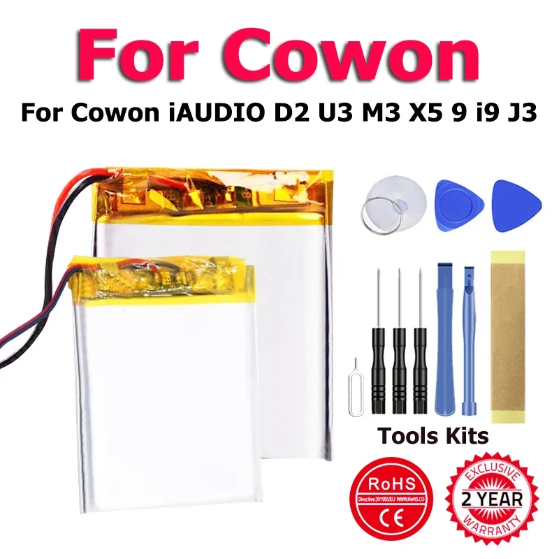 High Quality For CowonD2Plus IAUDIOU3 IAUDIOM3 IAUDIO9 IAUDIOJ3 New Battery For Cowon iAUDIO D2 U3 M3 X5 9 i9 J3
High Quality For CowonD2Plus IAUDIOU3 IAUDIOM3 IAUDIO9 IAUDIOJ3 New Battery For Cowon iAUDIO D2 U3 M3 X5 9 i9 J3