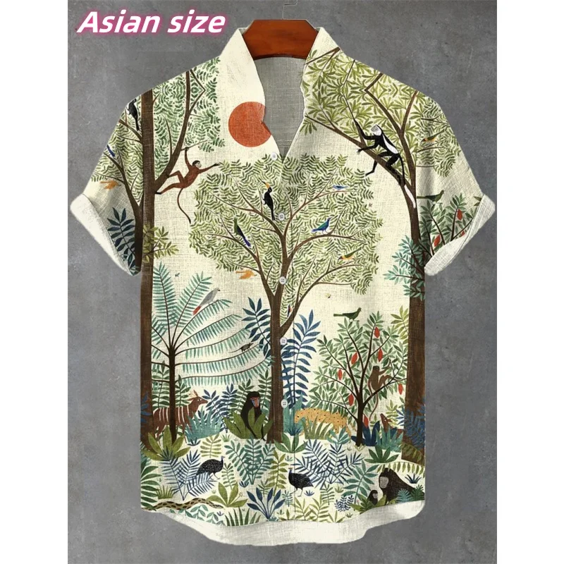 Гавайская рубашка с рисунком кота, птицы, дерева для мужчин, с 3D принтом животных, с короткими рукавами, летние свободные уличные рубашки Aloha, блузка с лацканами
Гавайская рубашка с рисунком кота, птицы, дерева для мужчин, с 3D принтом животных, с короткими рукавами, летние свободные уличные рубашки Aloha, блузка с лацканами