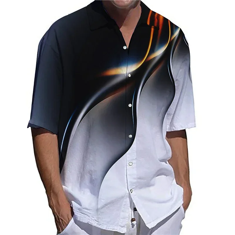 2023 Spring Summer Men's Shirt Short Sleeve Lapel Fashion Casual T-Shirt Button Comfortable Breathable High Quality Fabric Top
2023 Spring Summer Men's Shirt Short Sleeve Lapel Fashion Casual T-Shirt Button Comfortable Breathable High Quality Fabric Top