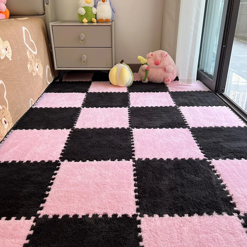 Cuttable Girls' Room Dirt Resistant Tatami Mat Household Bedside Plush Carpet Bedroom Fully Covered with Splicing Foam Carpet
Cuttable Girls' Room Dirt Resistant Tatami Mat Household Bedside Plush Carpet Bedroom Fully Covered with Splicing Foam Carpet