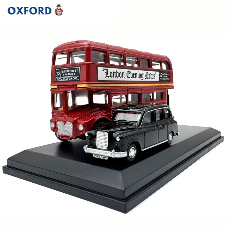 OXFORD 1: 76 Scale Classic London Bus & Taxi Set Alloy Car Model Decoration Collection Display Toy Gifts Souvenir
OXFORD 1: 76 Scale Classic London Bus & Taxi Set Alloy Car Model Decoration Collection Display Toy Gifts Souvenir