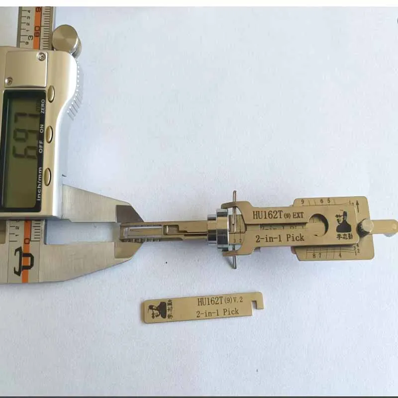 1PCS Lishi 2-in-1 HU162T(9) EXT HU162T(10) EXT Decoder and Pick for VW for Audi Locksmith Picking Tools Ganzua Car Lock Picking
1PCS Lishi 2-in-1 HU162T(9) EXT HU162T(10) EXT Decoder and Pick for VW for Audi Locksmith Picking Tools Ganzua Car Lock Picking