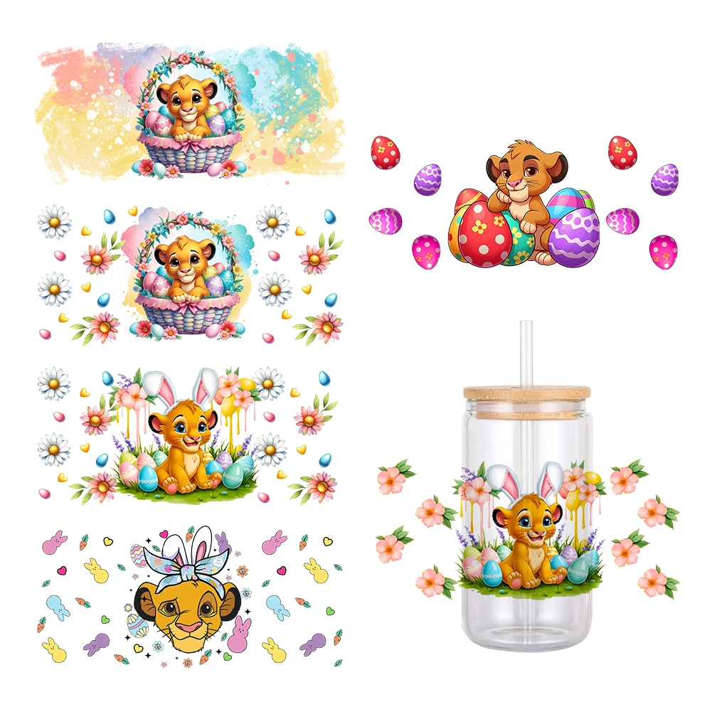 Easter Day Lion King 11x24cm Disney For Libbey 16oz Can Glass 3D Waterproof UV DTF Coffee Can Wrap Libbey Glass Wrap
Easter Day Lion King 11x24cm Disney For Libbey 16oz Can Glass 3D Waterproof UV DTF Coffee Can Wrap Libbey Glass Wrap