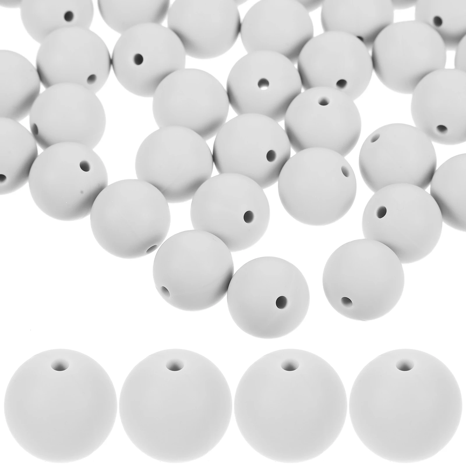 105 Pcs Round Silicone Beads 15mm Rose Color DIY Bracelet Necklace Crafts Jewelry Accessories Mini Shaped Beads Popular
105 Pcs Round Silicone Beads 15mm Rose Color DIY Bracelet Necklace Crafts Jewelry Accessories Mini Shaped Beads Popular