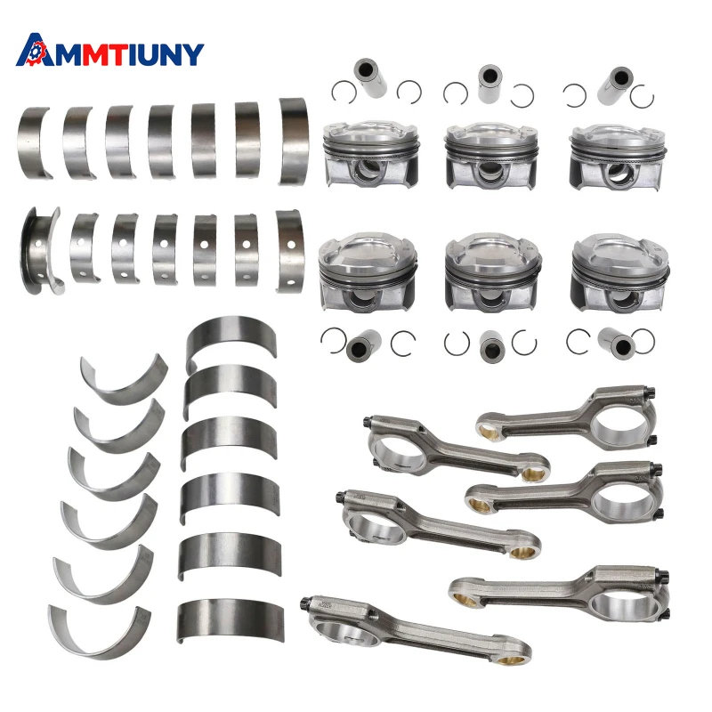 Pistons Main & Connecting Rods & Bearings Set 11258619196 11247624615 For BMW 335i 435i F20 F21 F30 F10 X3 X4 X5 X6 N55B30 84mm
Pistons Main & Connecting Rods & Bearings Set 11258619196 11247624615 For BMW 335i 435i F20 F21 F30 F10 X3 X4 X5 X6 N55B30 84mm