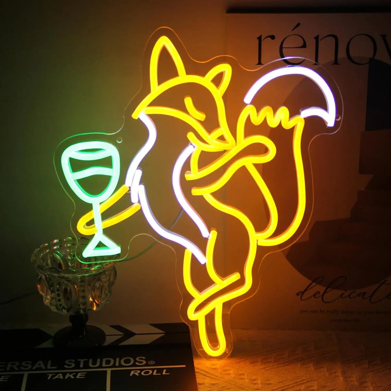 Fox Beer Neon Signs for Wall Decor Cool Animal Fox Dimmable Drink Wine Bar for Bedroom Kitchen Man Cave Bar Decor Birthday Gift
Fox Beer Neon Signs for Wall Decor Cool Animal Fox Dimmable Drink Wine Bar for Bedroom Kitchen Man Cave Bar Decor Birthday Gift