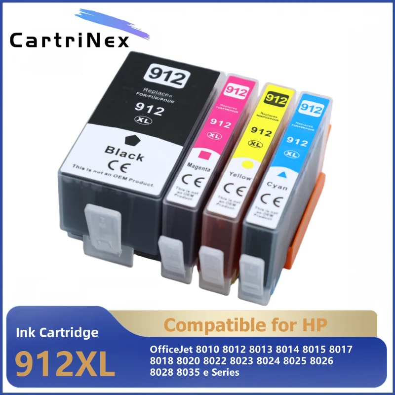 Совместим с картриджем HP 912 912XL OfficeJet 8020 8022 8023 8024 8025 8026 8028 8010 8012 8013 8014 8015 8017 8018
Совместим с картриджем HP 912 912XL OfficeJet 8020 8022 8023 8024 8025 8026 8028 8010 8012 8013 8014 8015 8017 8018