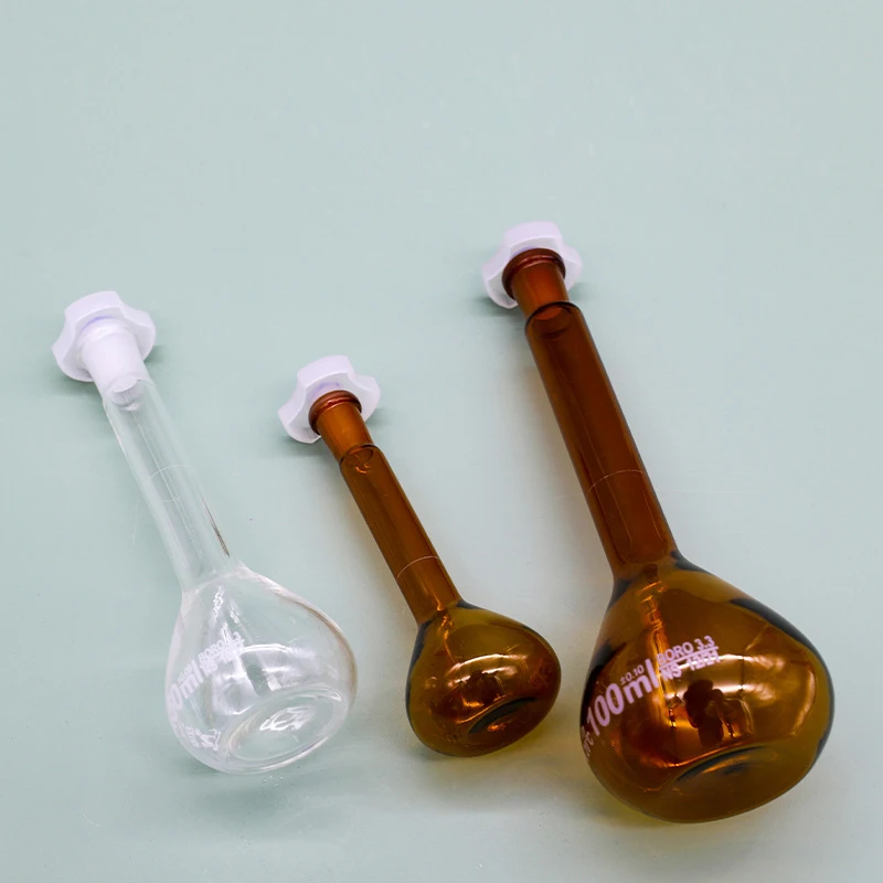 Glass volumetric flask white brown fixed volume bottle 25/50/100/250/500/1000/2000ml
Glass volumetric flask white brown fixed volume bottle 25/50/100/250/500/1000/2000ml