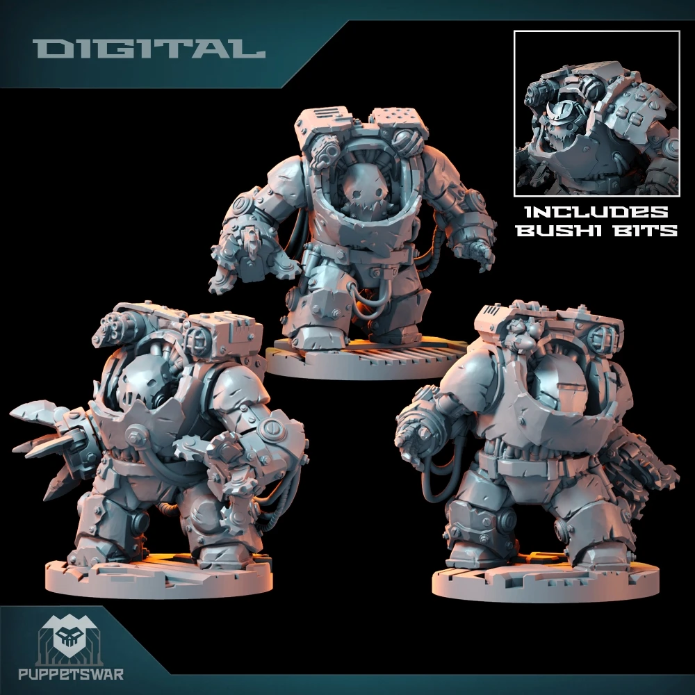 Great Orcs in Buster Armour, Green Skin Figure, Walker, Robot Plasma Gun, HD 3D Printed Resin Model, Action Proxy Wargame DnD
Great Orcs in Buster Armour, Green Skin Figure, Walker, Robot Plasma Gun, HD 3D Printed Resin Model, Action Proxy Wargame DnD