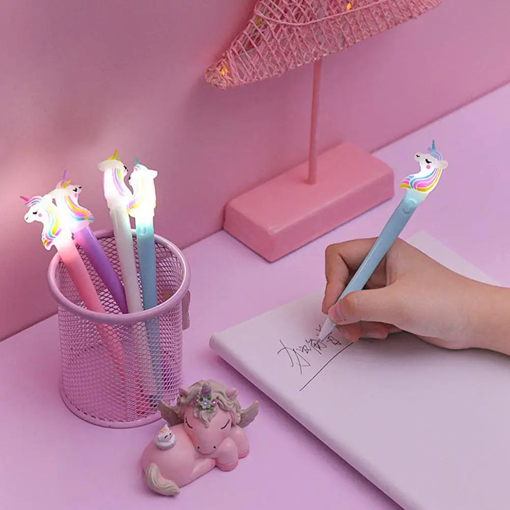 8Pcs Luminous Cartoon Gel Pens Creative Design School Students Writing Signature Pens Portable Stationery Designed Pen
8Pcs Luminous Cartoon Gel Pens Creative Design School Students Writing Signature Pens Portable Stationery Designed Pen