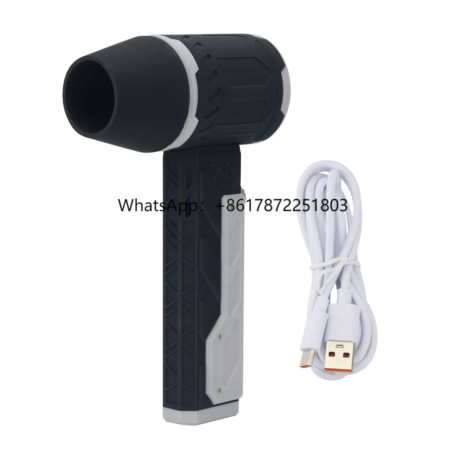 Mini Violent Fan HamGeek HG800 Black Gray Turbo Fan W/ 800G+ Wind Force & 50mm Duct for Car PC Cleaning
Mini Violent Fan HamGeek HG800 Black Gray Turbo Fan W/ 800G+ Wind Force & 50mm Duct for Car PC Cleaning