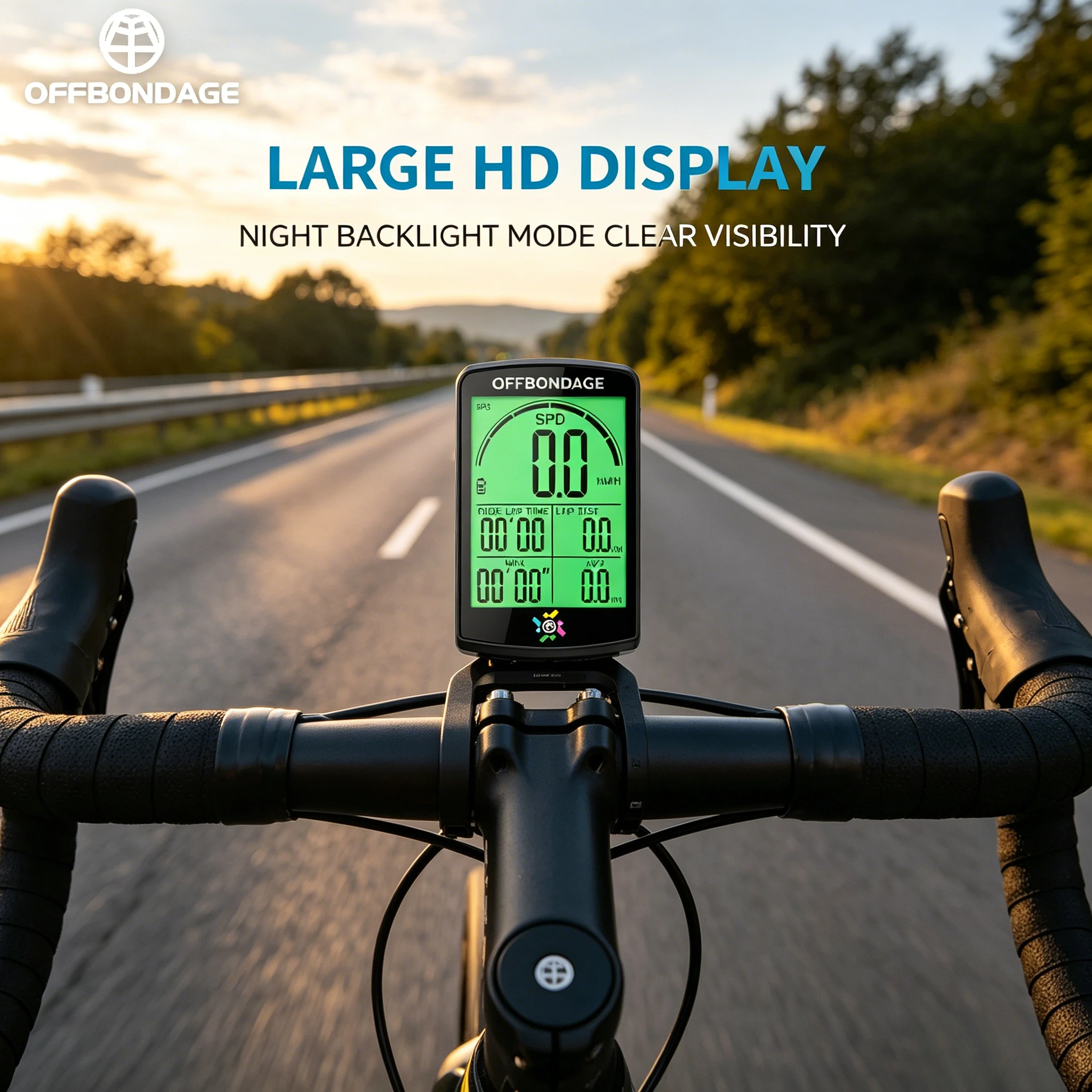OFFBONDAGE GPS Bike Computer 3.5 Screen Waterproof Lightweight Bicycle Speedometer Cycling Odometer Bicycle Accessories
OFFBONDAGE GPS Bike Computer 3.5 Screen Waterproof Lightweight Bicycle Speedometer Cycling Odometer Bicycle Accessories