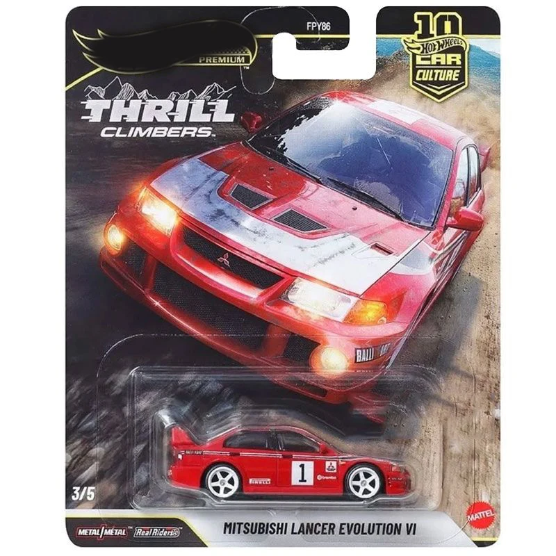 1/64 Hotwheels Car Culture Thrilling Climber 5—Mercedes-Benz, Mitsubishi Evo, Subaru Alloy Car Model FPY86
1/64 Hotwheels Car Culture Thrilling Climber 5—Mercedes-Benz, Mitsubishi Evo, Subaru Alloy Car Model FPY86
