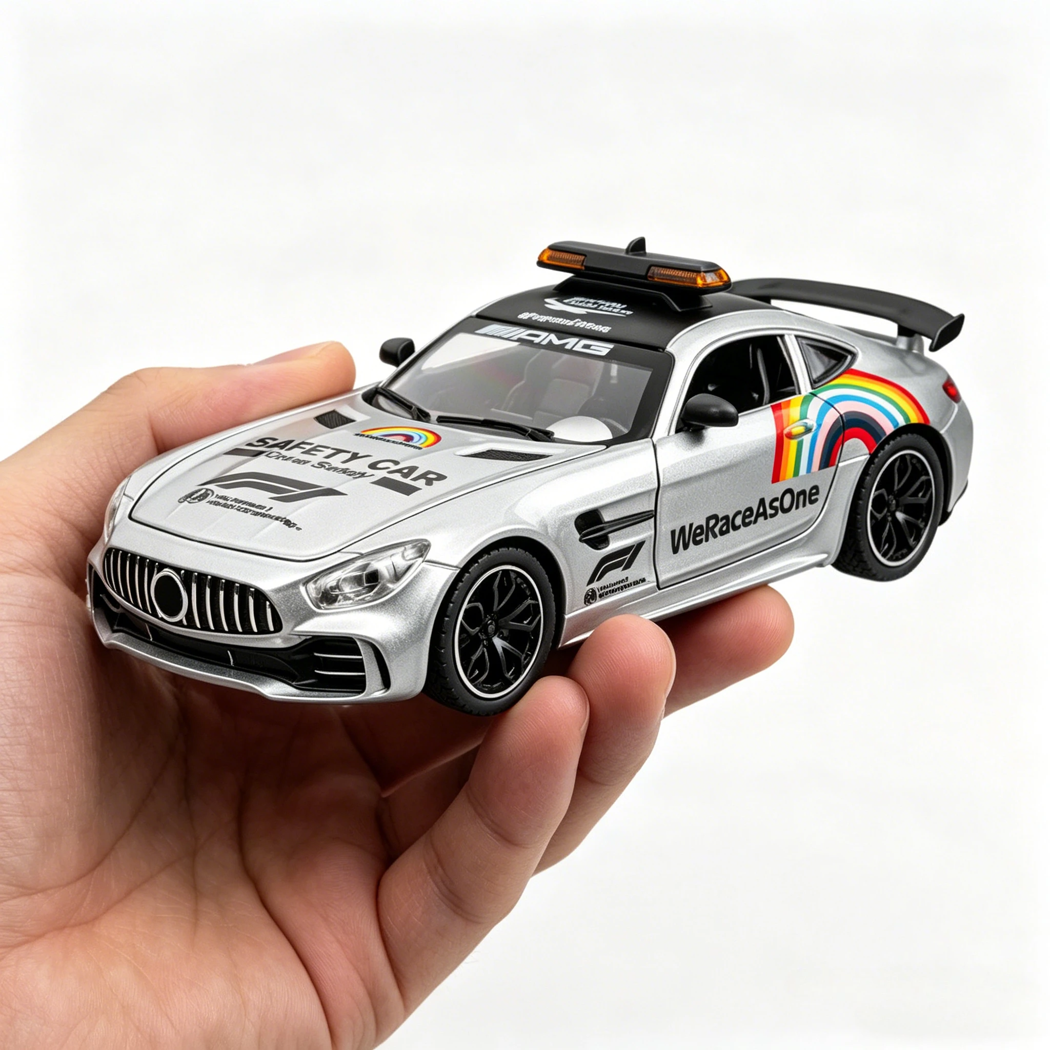 1:24 AMG GT F1 Sport Car Model Toy Alloy Diecast Sound Light Shock Absorption Miniature Vehicle Models Collection Gift
1:24 AMG GT F1 Sport Car Model Toy Alloy Diecast Sound Light Shock Absorption Miniature Vehicle Models Collection Gift