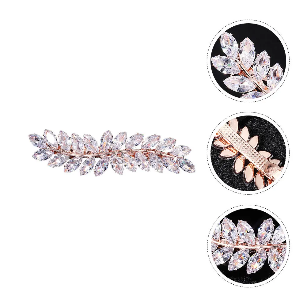 1Pcs Rhinestone Hair Clip Lightweight Elegant Leaf Hairpin Stylish Hair Bang Clamp Women Party Decoration Elegant Hairpin
1Pcs Rhinestone Hair Clip Lightweight Elegant Leaf Hairpin Stylish Hair Bang Clamp Women Party Decoration Elegant Hairpin