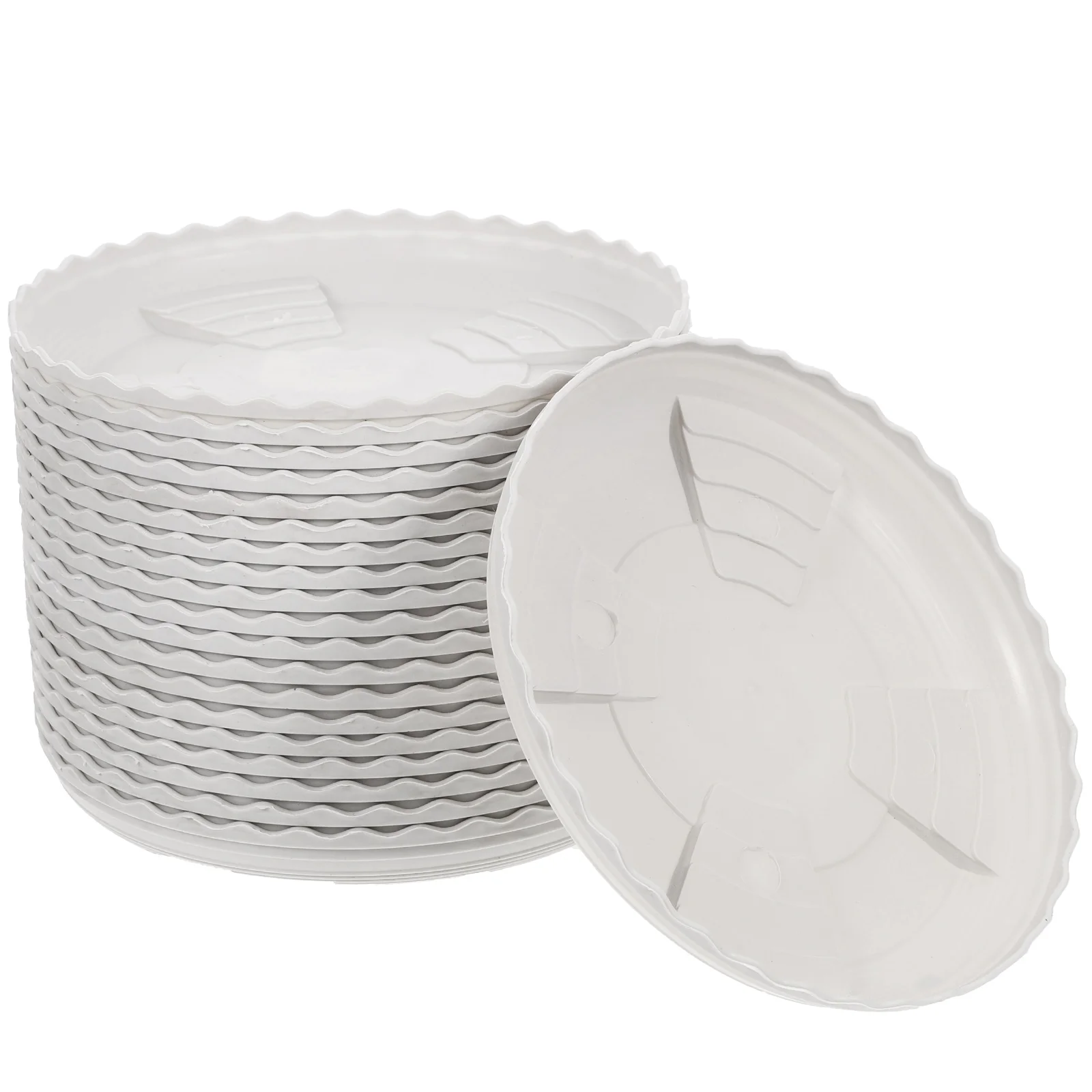20pcs White Round Plastic Plant Pot Saucers Drip Trays for Flower Pots Waterproof Catcher Plates
20pcs White Round Plastic Plant Pot Saucers Drip Trays for Flower Pots Waterproof Catcher Plates