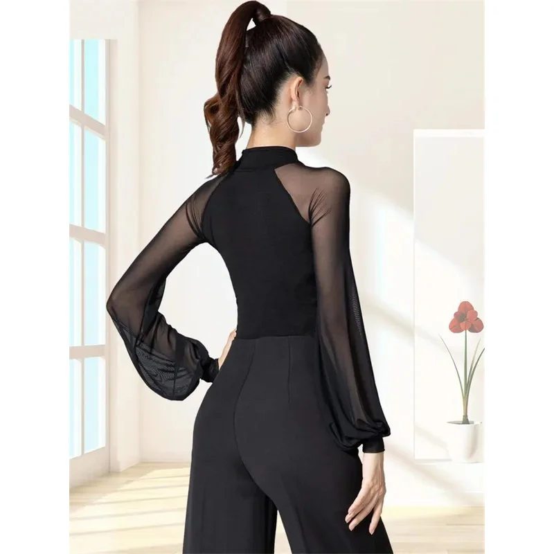 EE01 Latin Dance Clothes Adult Jumpsuit Sexy Mesh Long Sleeves V-neck New National Standard Dance Practice Competition ModerIo0!
EE01 Latin Dance Clothes Adult Jumpsuit Sexy Mesh Long Sleeves V-neck New National Standard Dance Practice Competition ModerIo0!