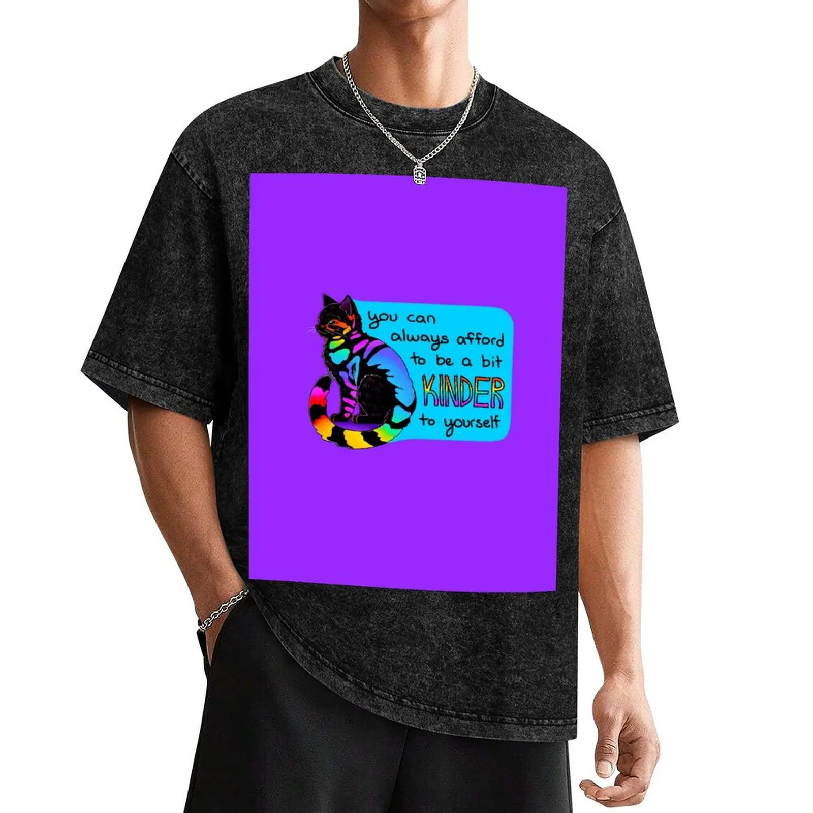 You Can Always Afford to be a bit Kinder to Yourself Rainbow Cat T-Shirt man clothes t shirts men
You Can Always Afford to be a bit Kinder to Yourself Rainbow Cat T-Shirt man clothes t shirts men