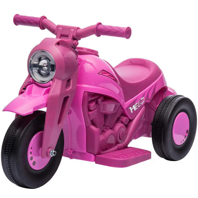Qaba Ride On Motorcycle, 6V Ride on Bubble Car, 3 Wheeled Electric Motorcycle for Kids w/ LED Headlight, Music, Pink
Qaba Ride On Motorcycle, 6V Ride on Bubble Car, 3 Wheeled Electric Motorcycle for Kids w/ LED Headlight, Music, Pink