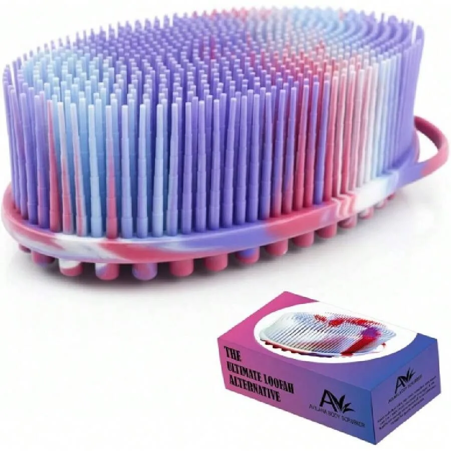 【New style】Silicone Bodcrubber For Shower - Gentle Exfoliating Back Scrubber With Soft Bristles - Premium Dual Sided Bath Brush
【New style】Silicone Bodcrubber For Shower - Gentle Exfoliating Back Scrubber With Soft Bristles - Premium Dual Sided Bath Brush