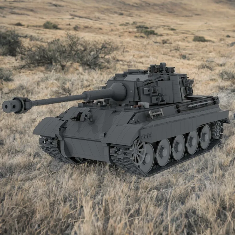 2333 шт. строительные блоки Tiger II King Tiger Tank MOC времен Второй мировой войны, сборка ручной работы, создайте суперреалистичную военную модель!
2333 шт. строительные блоки Tiger II King Tiger Tank MOC времен Второй мировой войны, сборка ручной работы, создайте суперреалистичную военную модель!