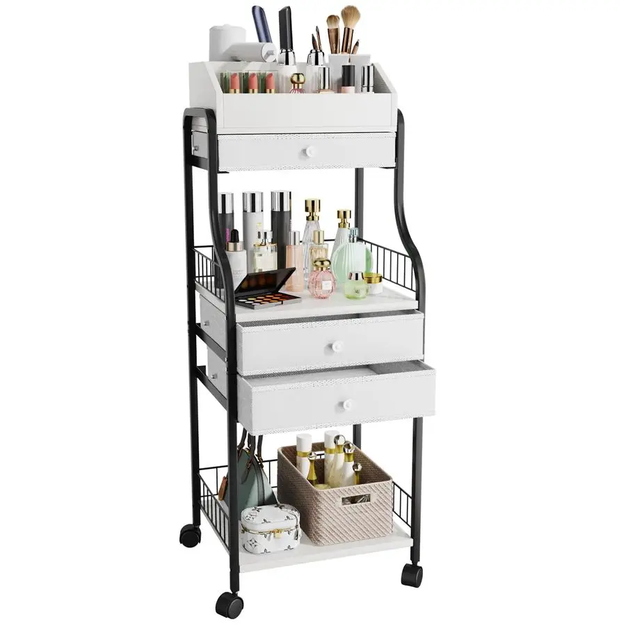 Floor Makeup Organizer Storage Vanity Skincare Make Up Organizers and Storage with Drawers, Cosmetics Display Cases Holder for S
Floor Makeup Organizer Storage Vanity Skincare Make Up Organizers and Storage with Drawers, Cosmetics Display Cases Holder for S