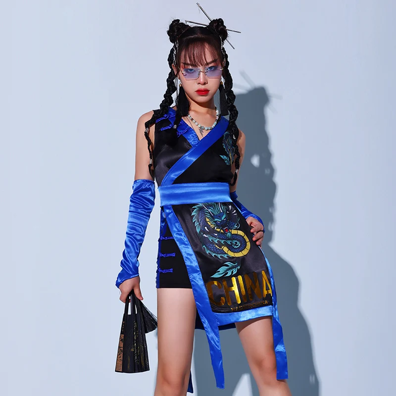 Jazz Dance Women's Kpop Chinese Style Hip Hop Suit Korean Troupe Performance Costume
Jazz Dance Women's Kpop Chinese Style Hip Hop Suit Korean Troupe Performance Costume