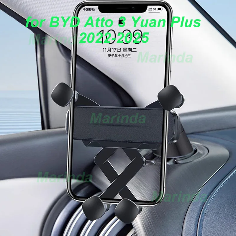 Car Phone Vehicle Bracket for BYD Yuan Plus Atto 3 2022-2025 Mounts Suspension Navigation Stand GPS Stand Interior Accessories
Car Phone Vehicle Bracket for BYD Yuan Plus Atto 3 2022-2025 Mounts Suspension Navigation Stand GPS Stand Interior Accessories